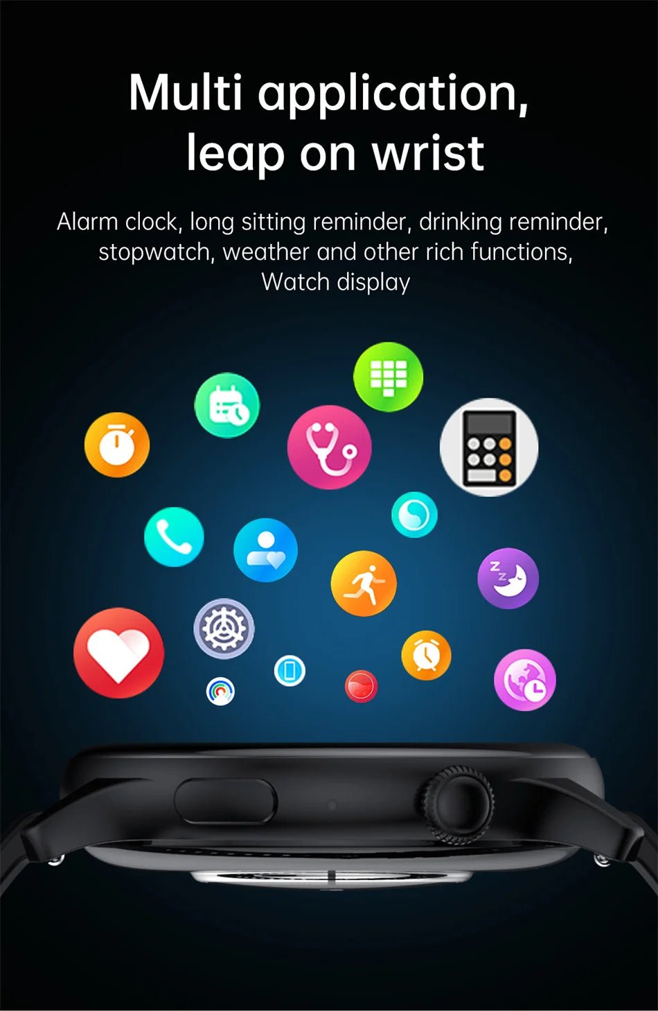 True AMOLED Sports Smart Watch - Rios Future Shop