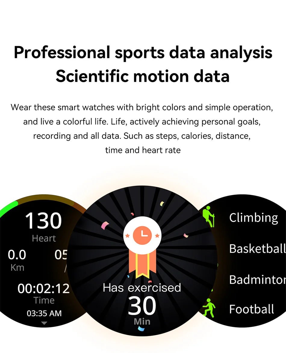 True AMOLED Sports Smart Watch - Rios Future Shop