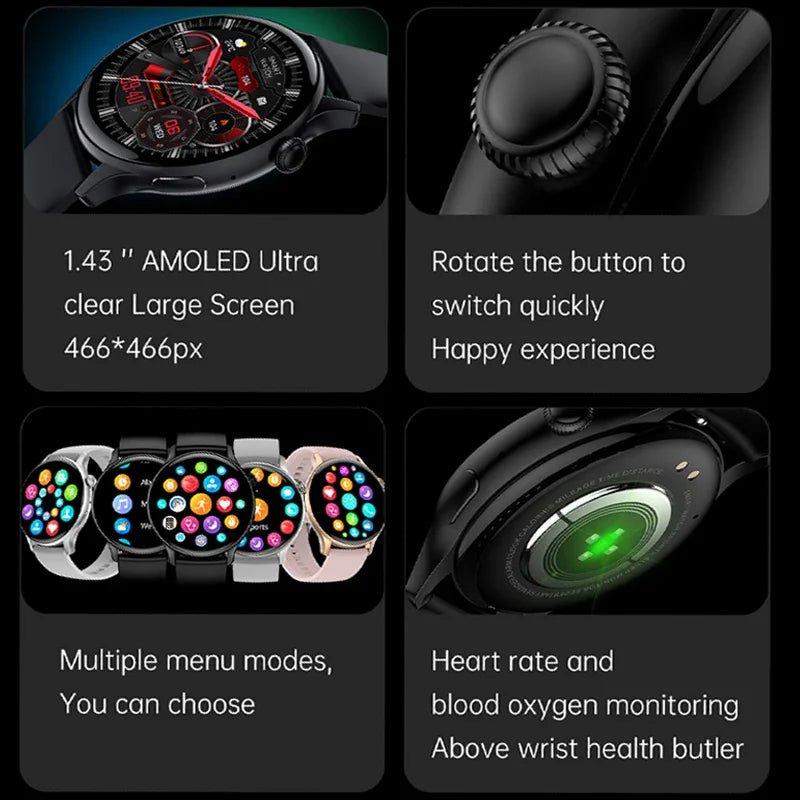 True AMOLED Sports Smart Watch - Rios Future Shop