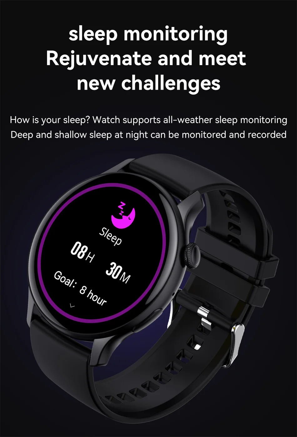 True AMOLED Sports Smart Watch - Rios Future Shop