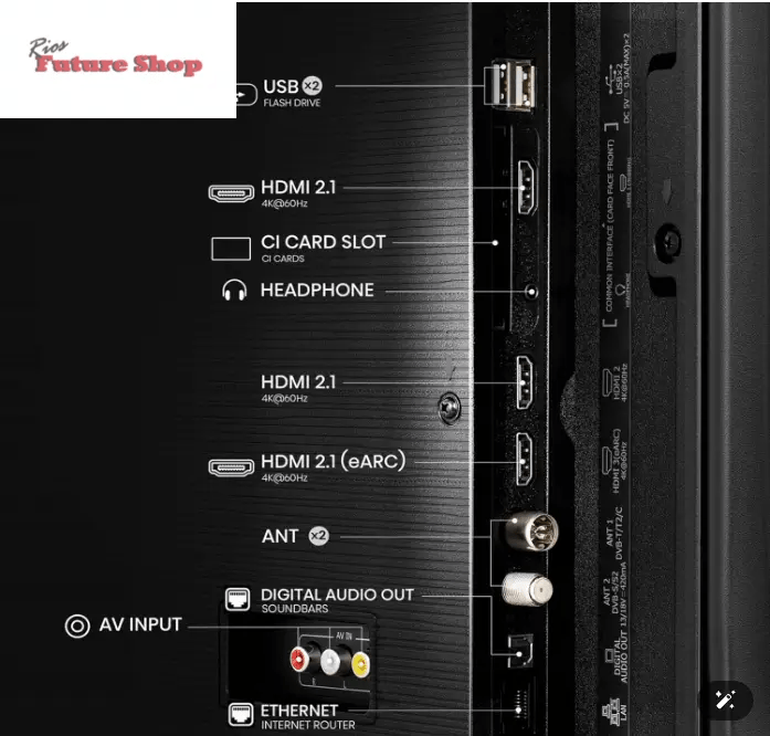 TV Hisense 55A6N - UHD 4K - Rios Future Shop