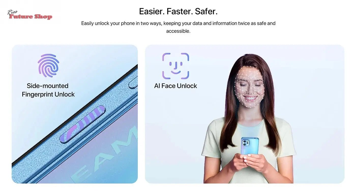 UMIDIGI A13 Pro Android Smartphone NFC 48MP AI Triple Camera 6GB 128GB 6.7" Full Display 5150mAh Global Version Cellphone - Rios Future Shop
