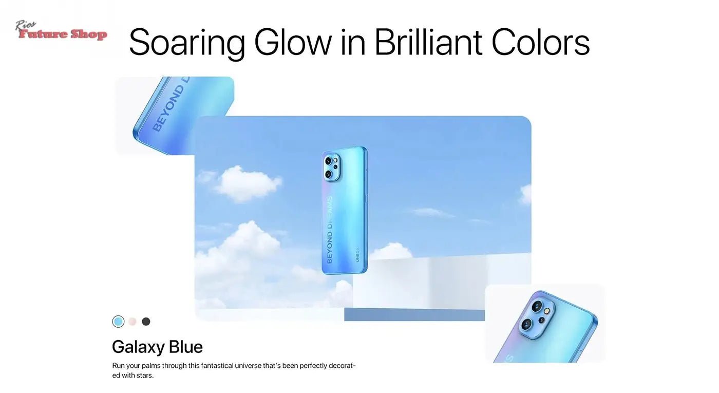 UMIDIGI A13 Pro Android Smartphone NFC 48MP AI Triple Camera 6GB 128GB 6.7" Full Display 5150mAh Global Version Cellphone - Rios Future Shop