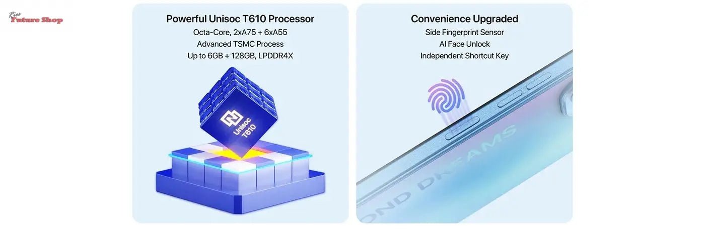 UMIDIGI A13 Pro Android Smartphone NFC 48MP AI Triple Camera 6GB 128GB 6.7" Full Display 5150mAh Global Version Cellphone - Rios Future Shop