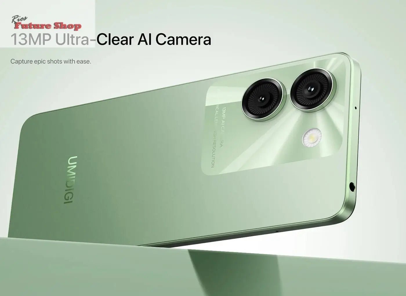 UMIDIGI G9A Android 14 Smartphone Octa - core 13MP Camera 64GB 6.75” Water Drop HD+ 5000mAh Battery Dual SIM Card Cellphone - Rios Future Shop