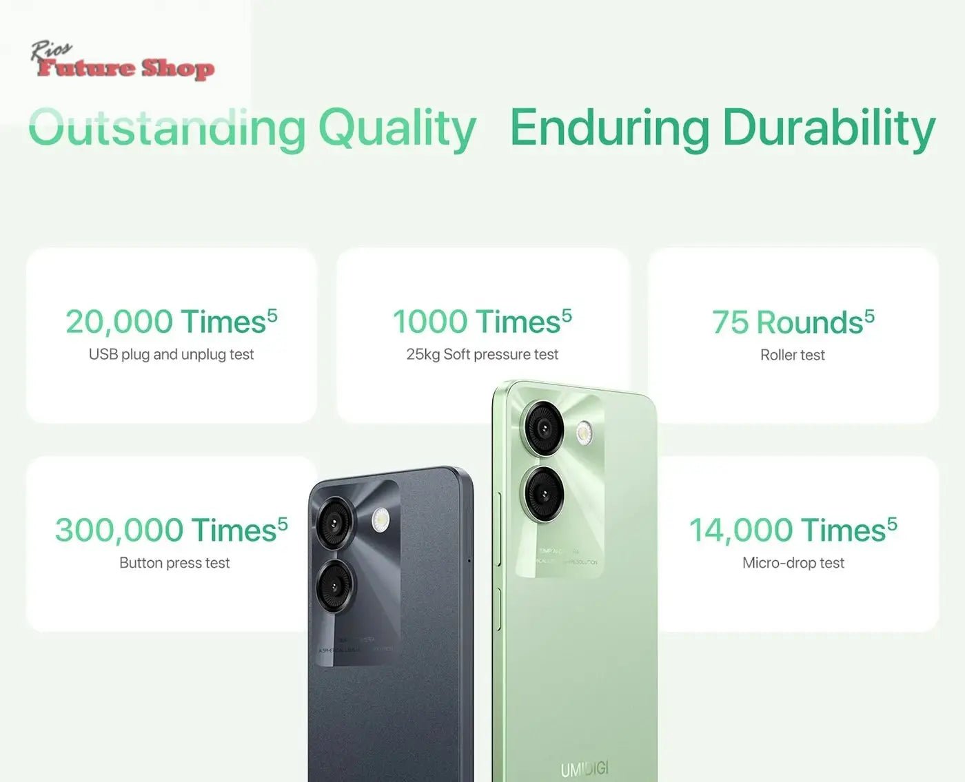 UMIDIGI G9A Android 14 Smartphone Octa - core 13MP Camera 64GB 6.75” Water Drop HD+ 5000mAh Battery Dual SIM Card Cellphone - Rios Future Shop