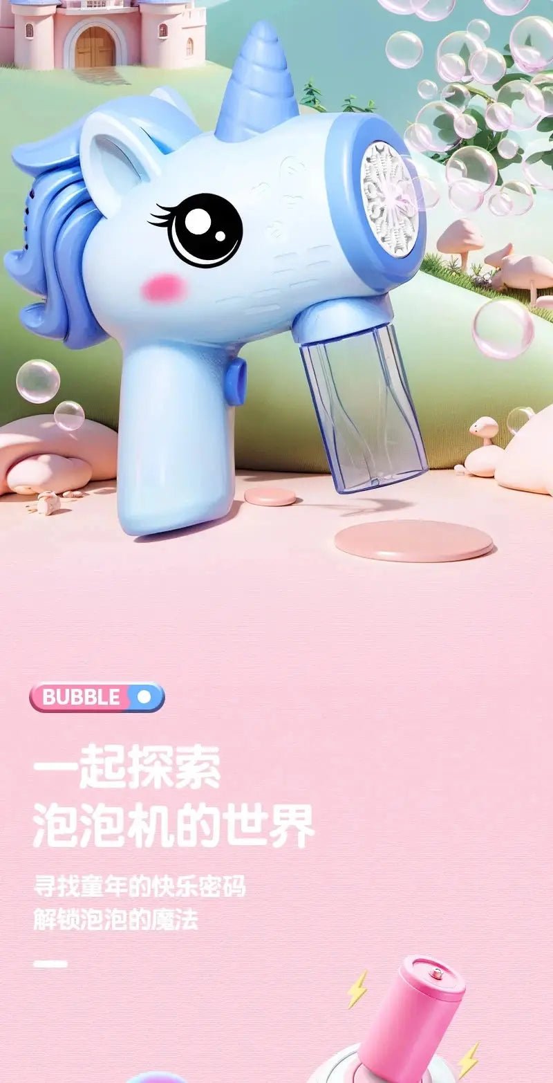 Unicorn electric bubble gun - Rios Future Shop