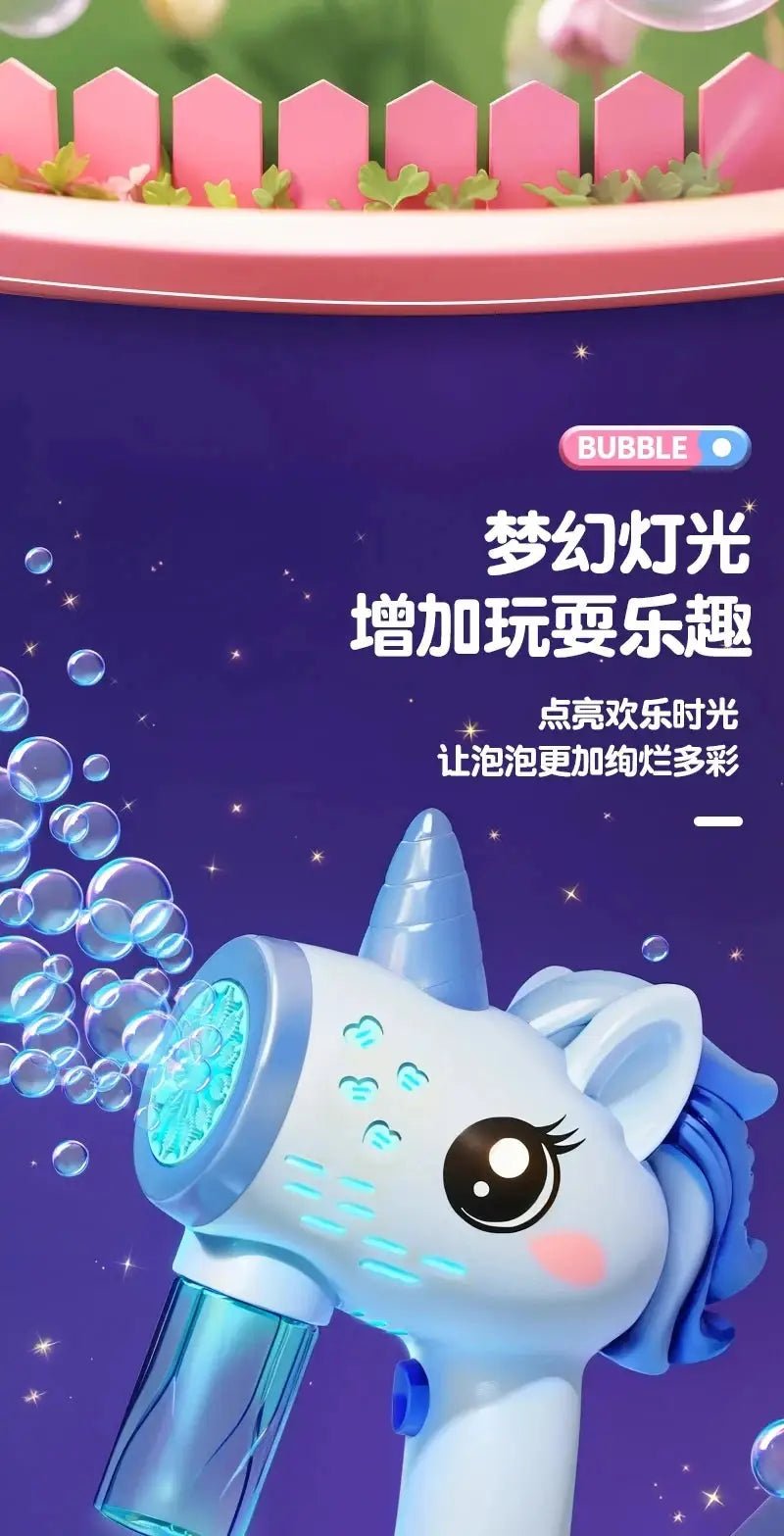 Unicorn electric bubble gun - Rios Future Shop