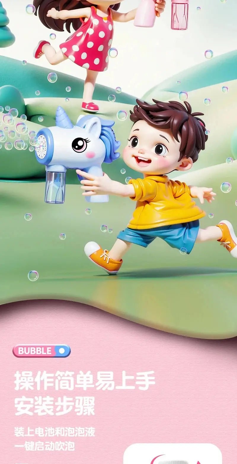 Unicorn electric bubble gun - Rios Future Shop