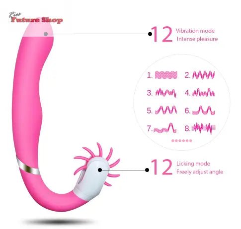 Unique Brushes Design for Better Clitoris Stimulation Plus G Spot Vibrator, Powerful Dual Motors Sex Toy - Rios Future Shop