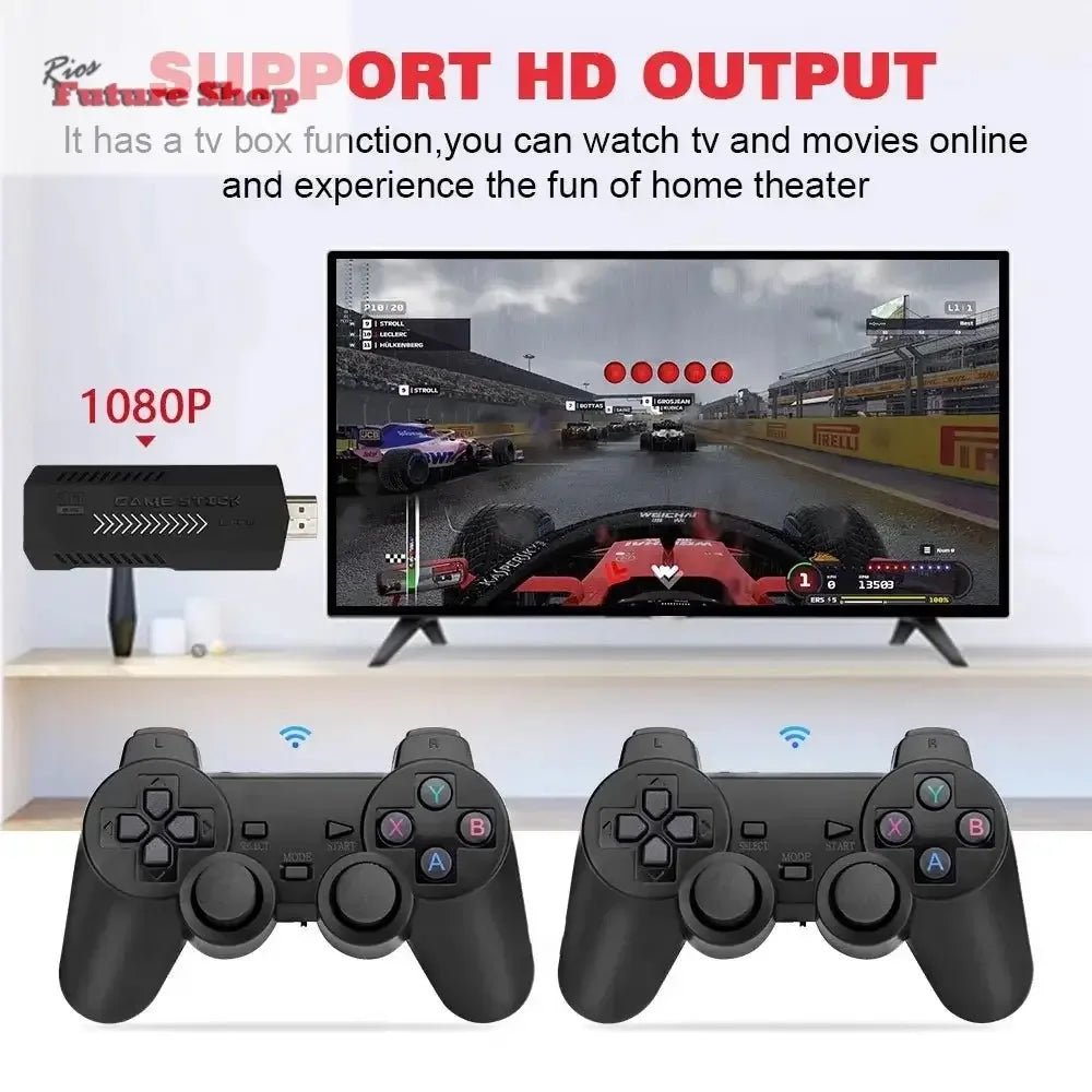 Video Game Console X2 Plus 4K HD Retro 40000 Games - Rios Future Shop