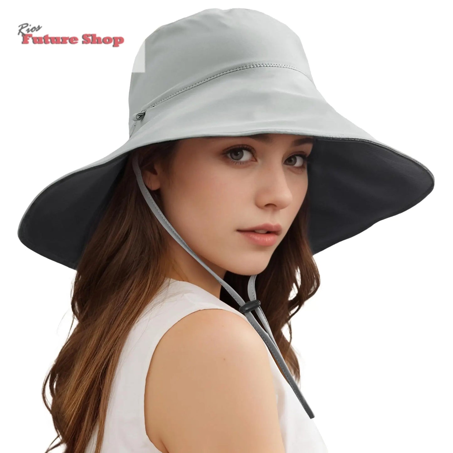 Wide Brim Sun Hats For Women Men, Double Sided Wearing Fishing Hats Cooling Bucket Hat For Beach Hiking Outdoor (USA) - Rios Future Shop