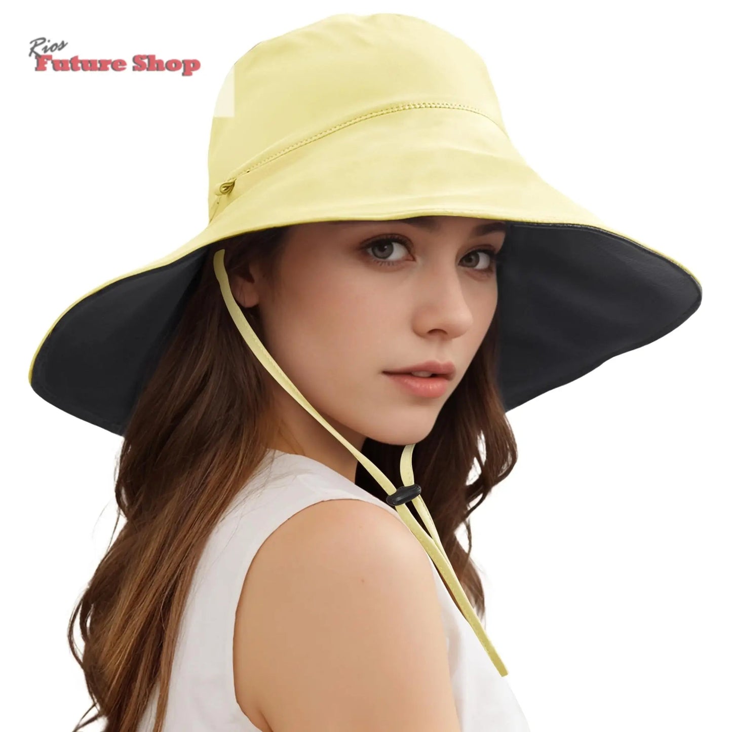 Wide Brim Sun Hats For Women Men, Double Sided Wearing Fishing Hats Cooling Bucket Hat For Beach Hiking Outdoor (USA) - Rios Future Shop