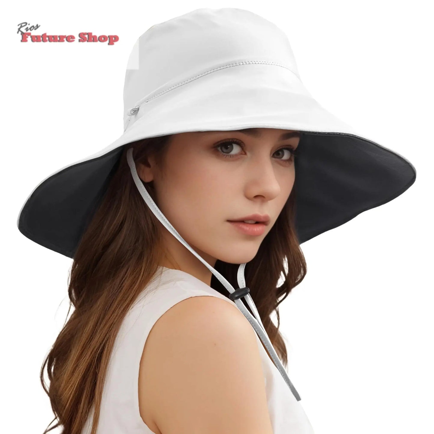 Wide Brim Sun Hats For Women Men, Double Sided Wearing Fishing Hats Cooling Bucket Hat For Beach Hiking Outdoor (USA) - Rios Future Shop