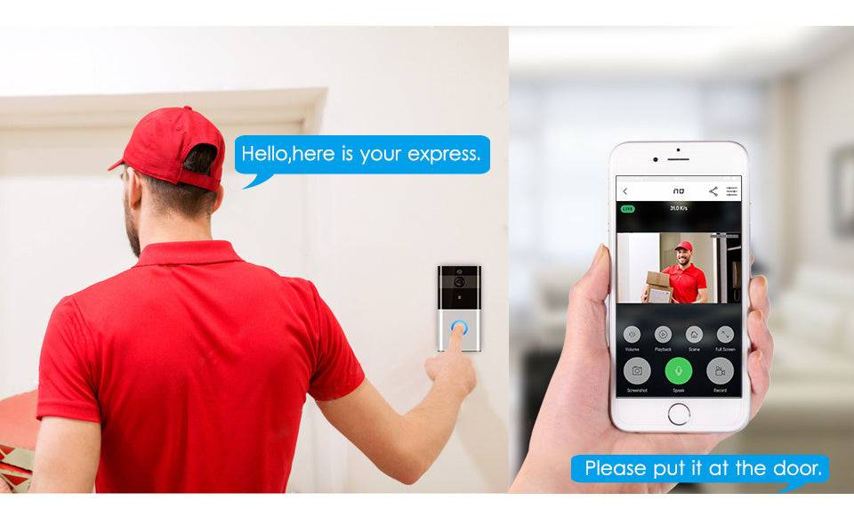 WIFI Visual Doorbell Wireless - Rios Future Shop