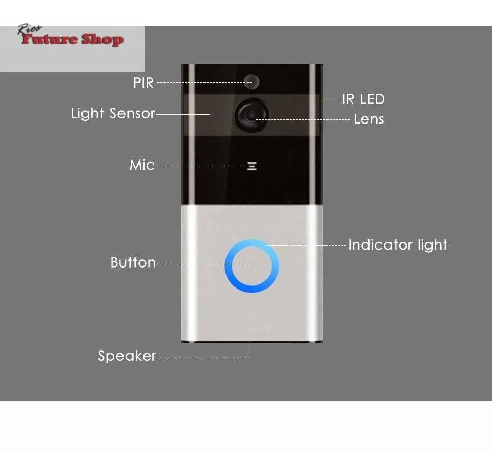 WIFI Visual Doorbell Wireless - Rios Future Shop