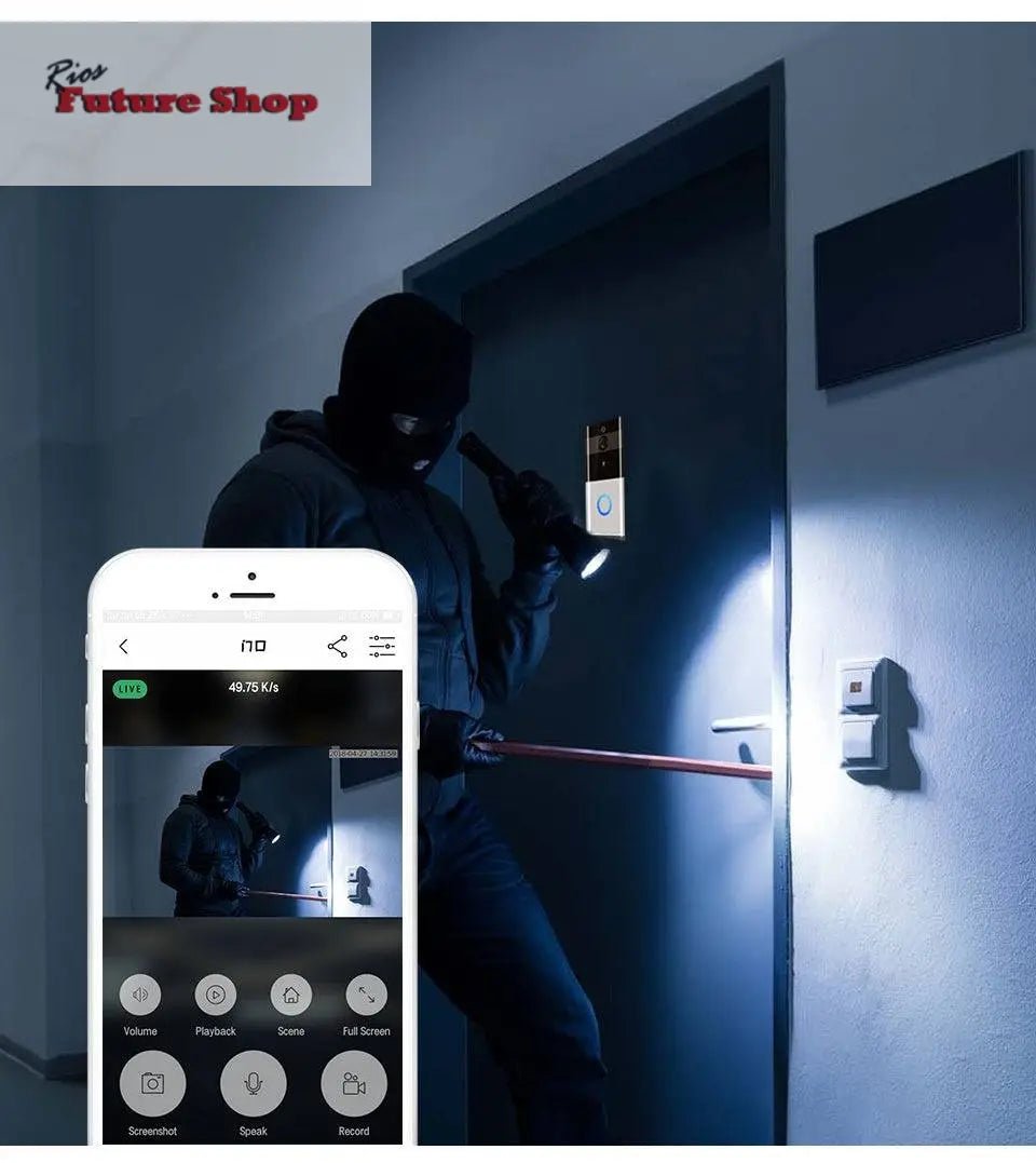 WIFI Visual Doorbell Wireless - Rios Future Shop