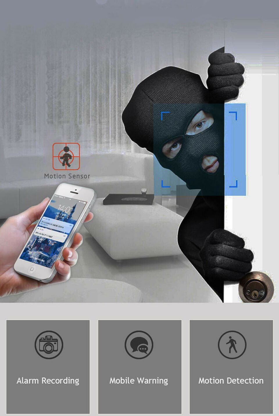 WiFi wireless CCTV IP camera home security monitor - Rios Future Shop