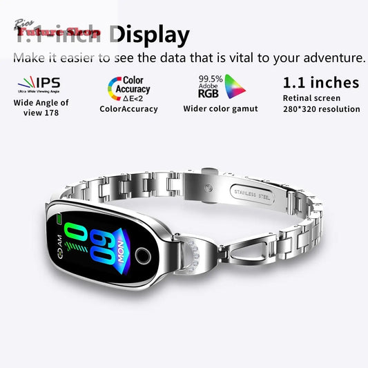 Women's Smart Watch Non-invasive Blood Glucose Menstrual Reminder - Rios Future Shop