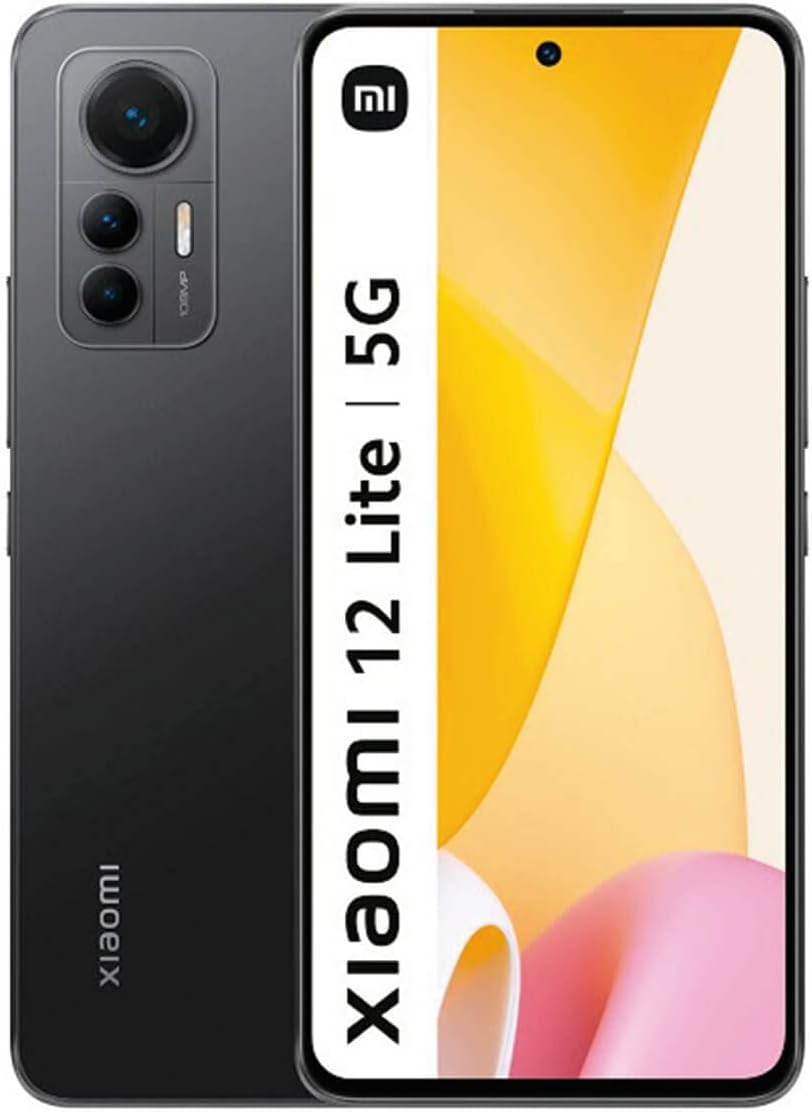 Xiaomi 12 Lite 16.6 cm (6.55) Dual SIM Android 12 5G USB Type-C 6 GB 128 GB 4300 mAh Black