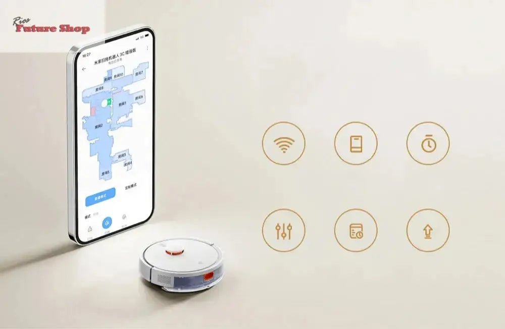 XIAOMI MIJIA 3C Smart Robot Vacuum Mop DSersUSA