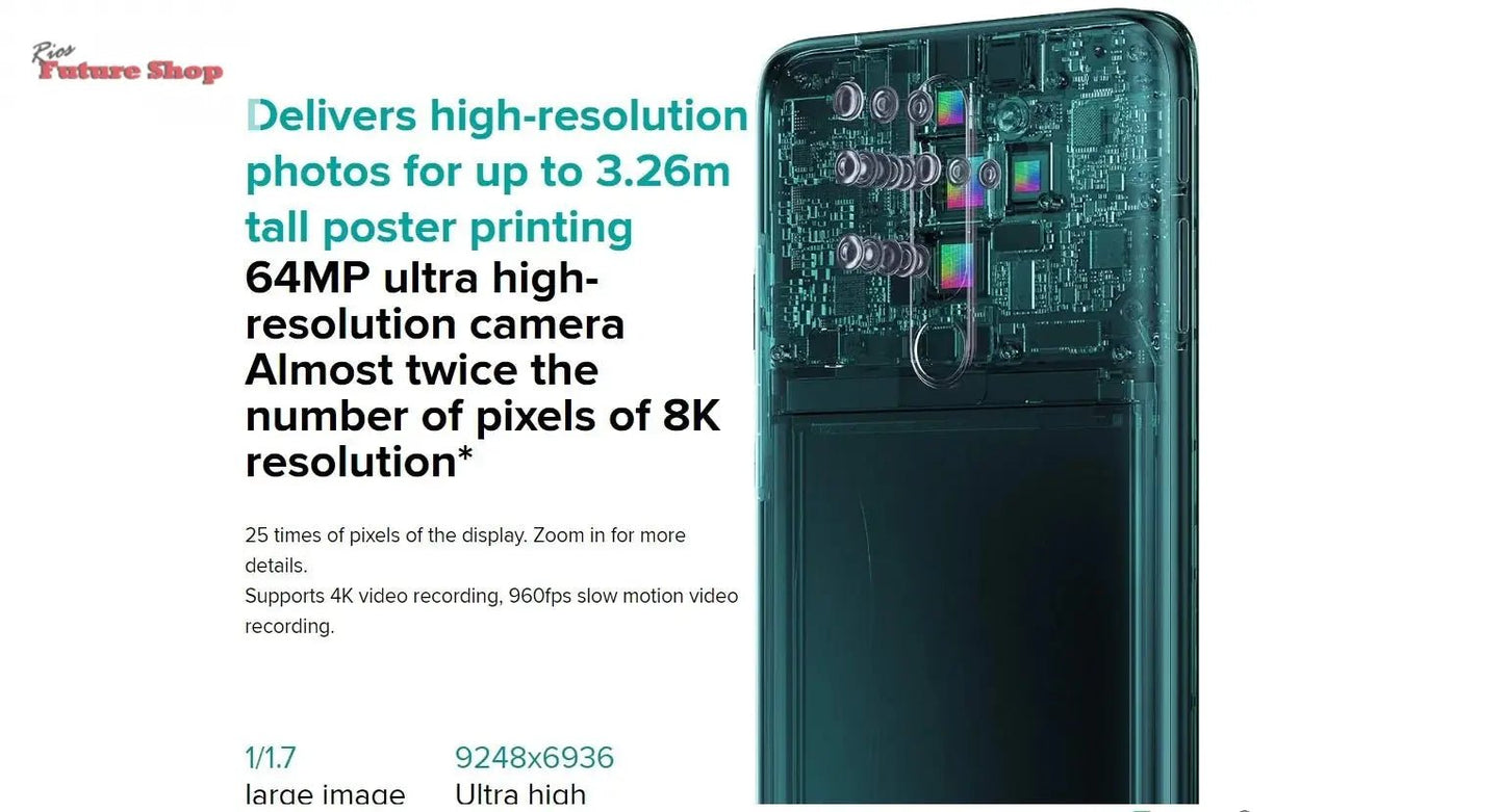 Xiaomi Redmi Note 8 Pro smartphone Global ROM Smartphone Helio G90T 4500mAh 64MP 6G+128G 8+128G used phone - Rios Future Shop