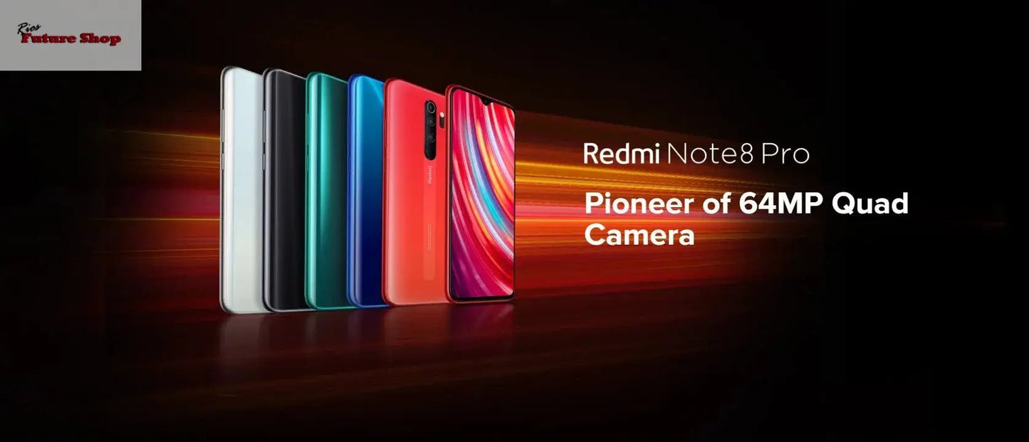 Xiaomi Redmi Note 8 Pro smartphone Global ROM Smartphone Helio G90T 4500mAh 64MP 6G+128G 8+128G used phone - Rios Future Shop