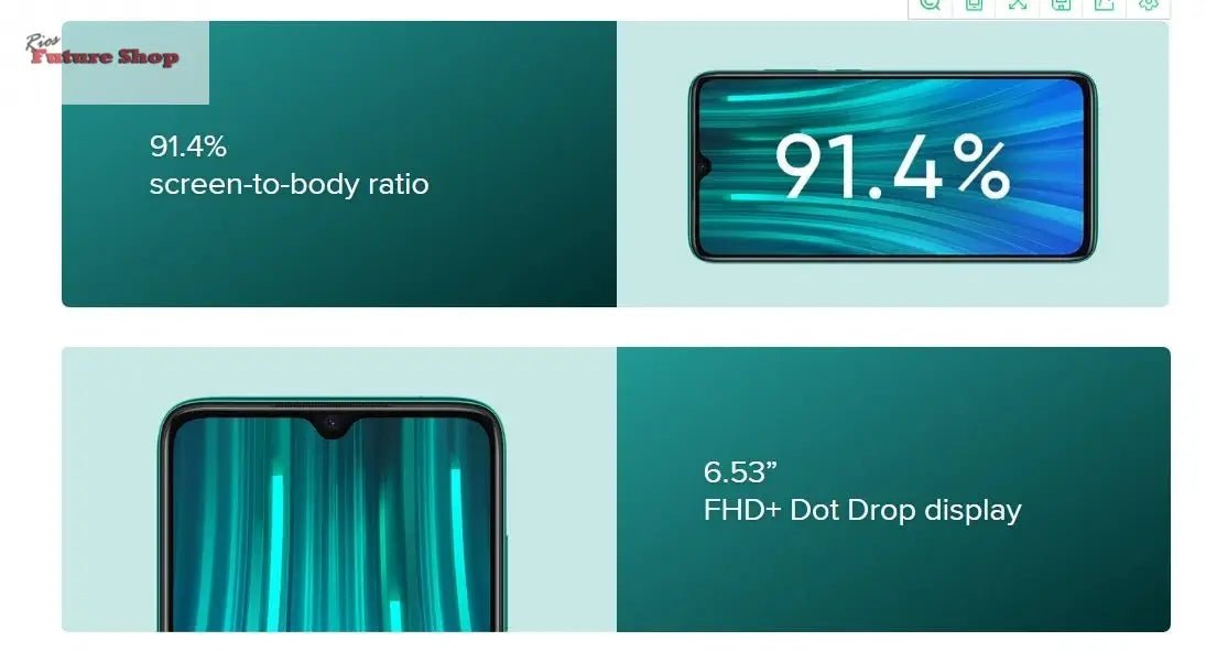 Xiaomi Redmi Note 8 Pro smartphone Global ROM Smartphone Helio G90T 4500mAh 64MP 6G+128G 8+128G used phone - Rios Future Shop