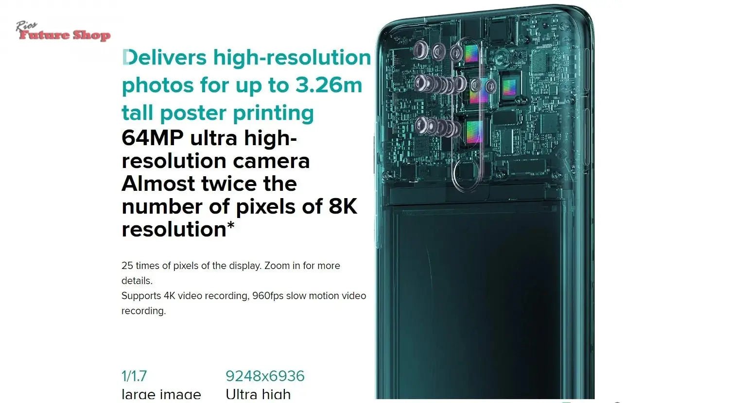 Xiaomi Redmi Note 8 Pro smartphone Global ROM Smartphone Helio G90T 4500mAh 64MP 6G+128G 8+128G used phone - Rios Future Shop