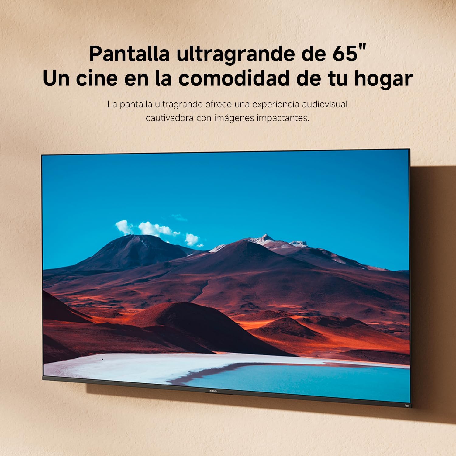 XIAOMI TV F 65, 65 Pulgadas (165 cm), 4K UHD, Smart TV, Fire TV, Control por Voz Alexa, HDR10, MEMC, Modo Game Boost 120Hz,2GB+32GB, Compatible con Apple AirPlay, 2025