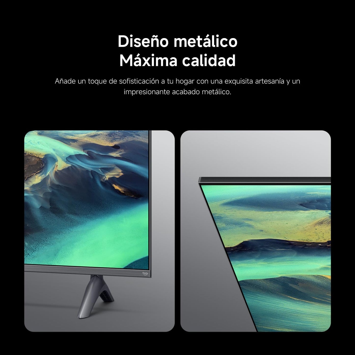 XIAOMI TV F Pro 75, 75 Pulgadas (190 cm), 4K UHD QLED, Smart TV, Fire TV, Control por Voz Alexa, HDR10+, Modo Game Boost 120Hz, MEMC, 2GB+32GB, Compatible con Apple AirPlay, 2025