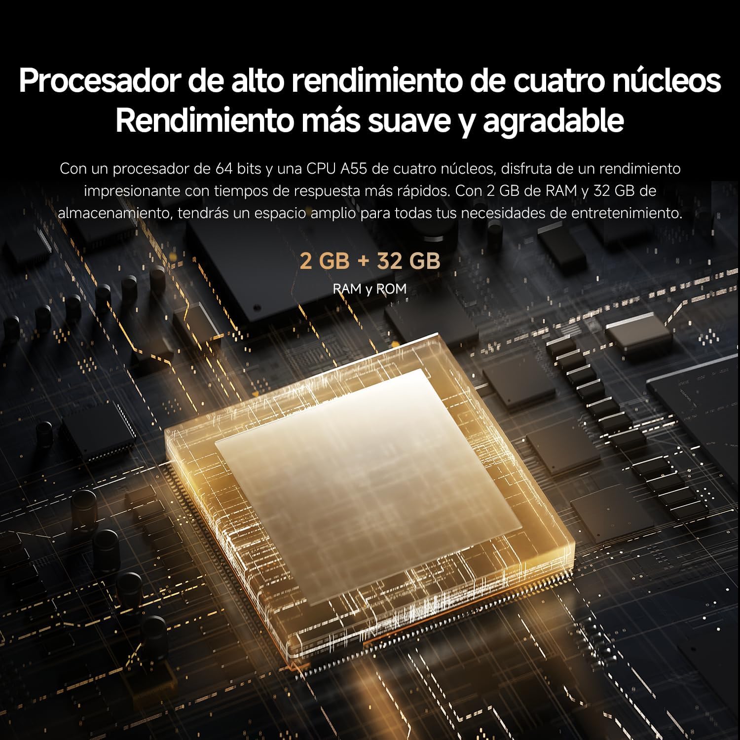 XIAOMI TV F Pro 75, 75 Pulgadas (190 cm), 4K UHD QLED, Smart TV, Fire TV, Control por Voz Alexa, HDR10+, Modo Game Boost 120Hz, MEMC, 2GB+32GB, Compatible con Apple AirPlay, 2025