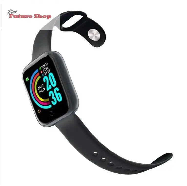 Y68 Smartwatch - Compact Design, Lightweight Construction, With Strapless Strap, Perfect For Everyday Wear - Rios Future Shop