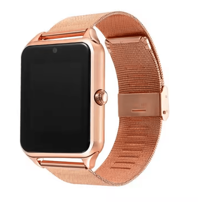 Z60 com pulseira de metal relógio inteligente e com câmera android - Rios Future Shop